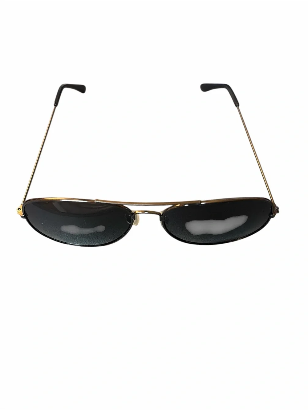 Men's Aviator Frame Sunglasses with Black Lenses #16